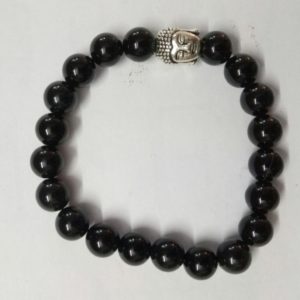 Black Onex Bracelet with Buddha head